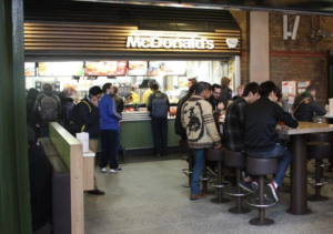 McDonalds Waterloo Station