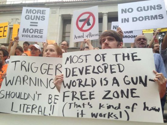 should guns be allowed on college campuses essay