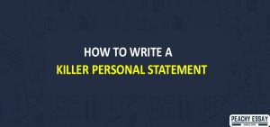 Killer personal statement