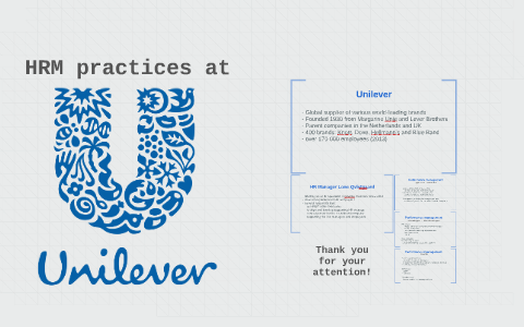 HRM at Unilever
