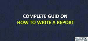 How to Write a Report