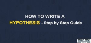How to Write Hypothesis