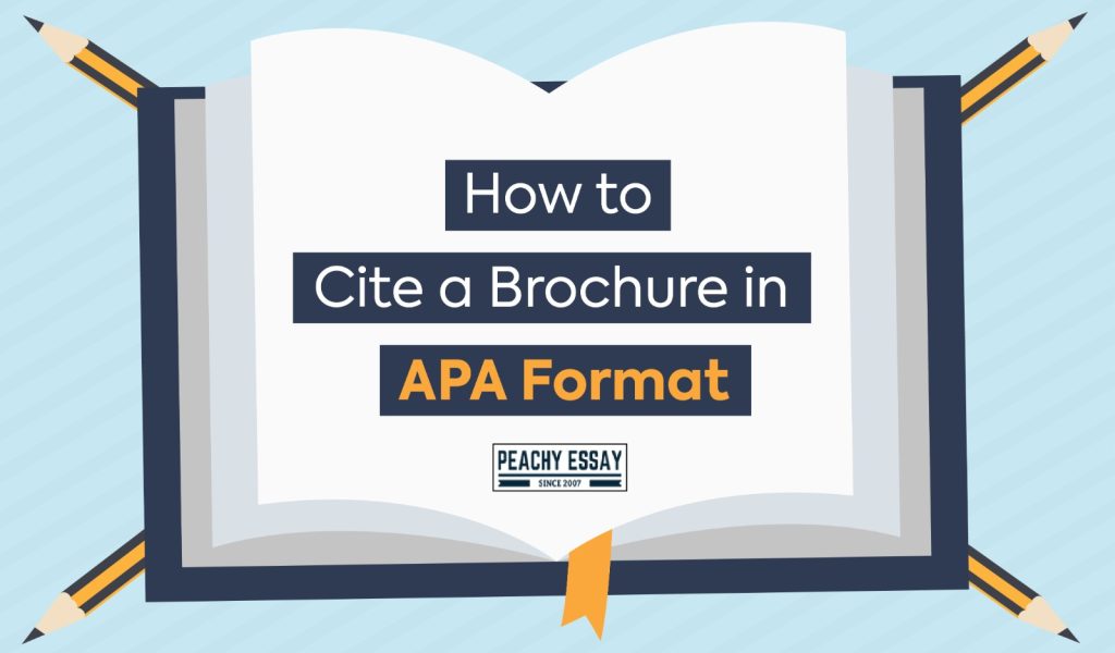 Cite a Brochure in APA